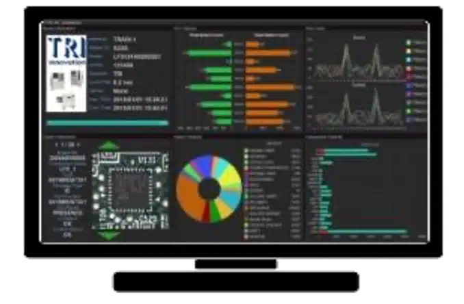 Bedienoberfläche zur Verifikation von AOI-Prüfergebnissen in der SMT-Linie